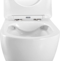 Унитаз подвесной Art&Max Siena AM221CHR/SC с микролифтом, белый