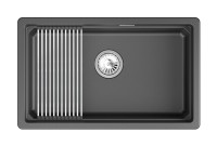 Мойка кухонная Granula Kitchen Space 7303iU шварц Мойка кухонная Granula Kitchen Space 7303iU шварц