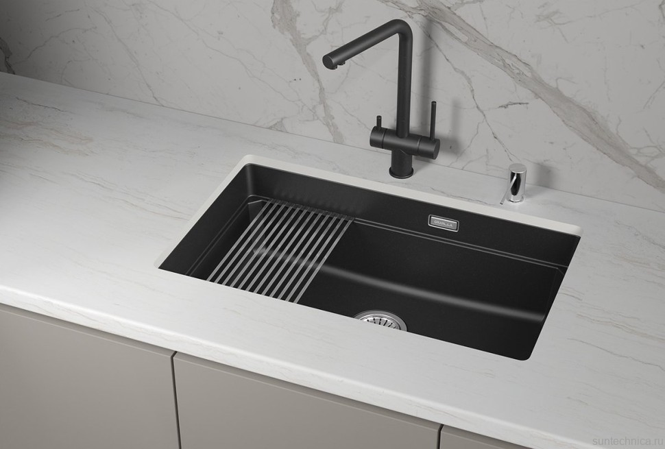 Мойка кухонная Granula Kitchen Space 7303iU шварц