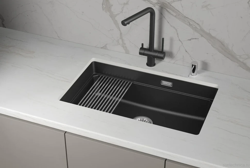 Мойка кухонная Granula Kitchen Space 7303iU шварц