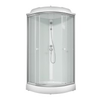 Душевая кабина Niagara Light L90/17 90х90 см, хром матовый