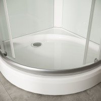 Душевая кабина Niagara Light L90/17 90х90 см, хром матовый