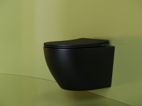Унитаз подвесной Ceramicanova Uno Rimless CN11001MB черный матовый
