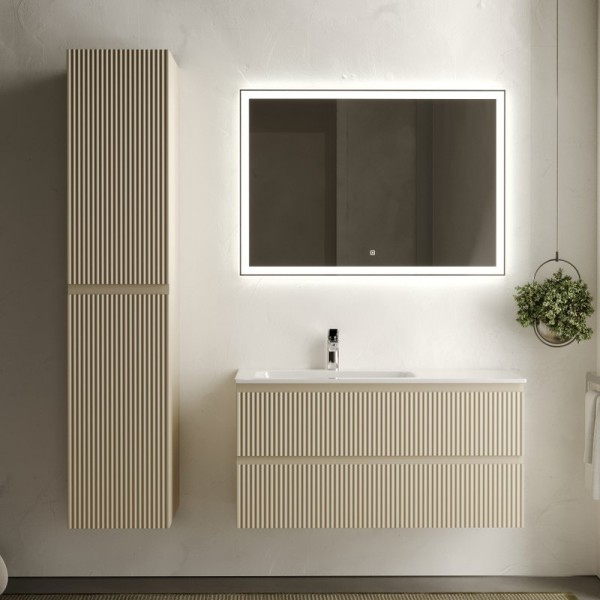 Мебель для ванной комнаты Sancos Snob R 100 см, L, beige soft