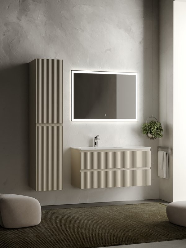 Мебель для ванной комнаты Sancos Snob R 100 см, L, beige soft