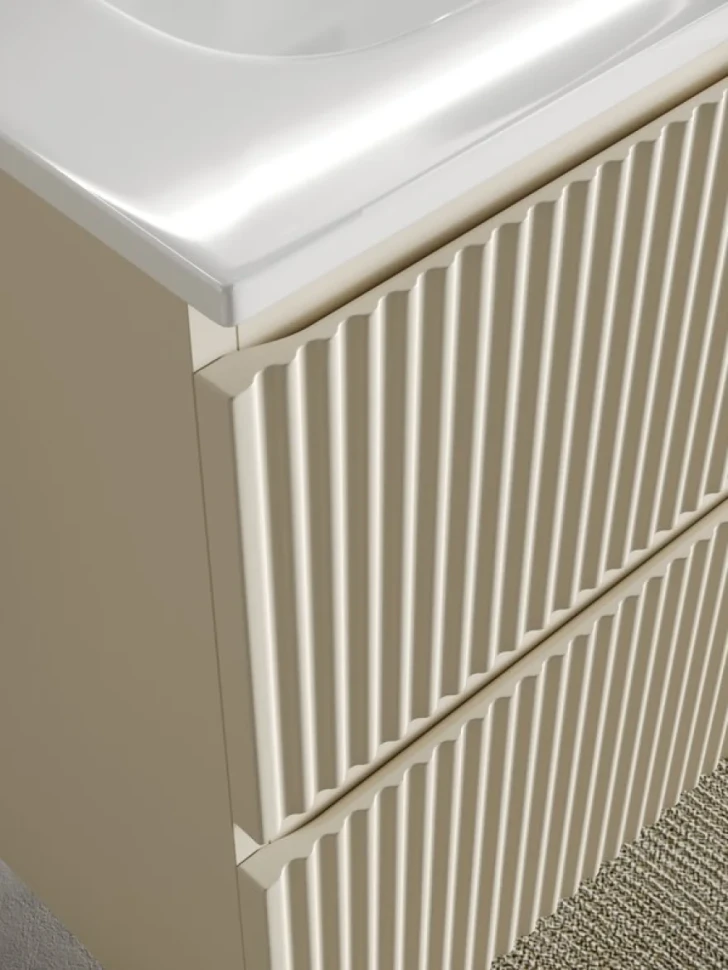Мебель для ванной комнаты Sancos Snob R 100 см, L, beige soft