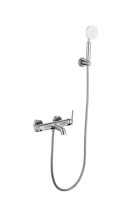 Смеситель для ванны с душем Boheme Eterna 173-NB nickel brush