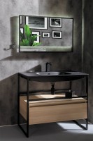 Тумба с раковиной Armadi Art Loft 120 light wood, напольная