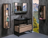 Тумба с раковиной Armadi Art Loft 120 light wood, напольная