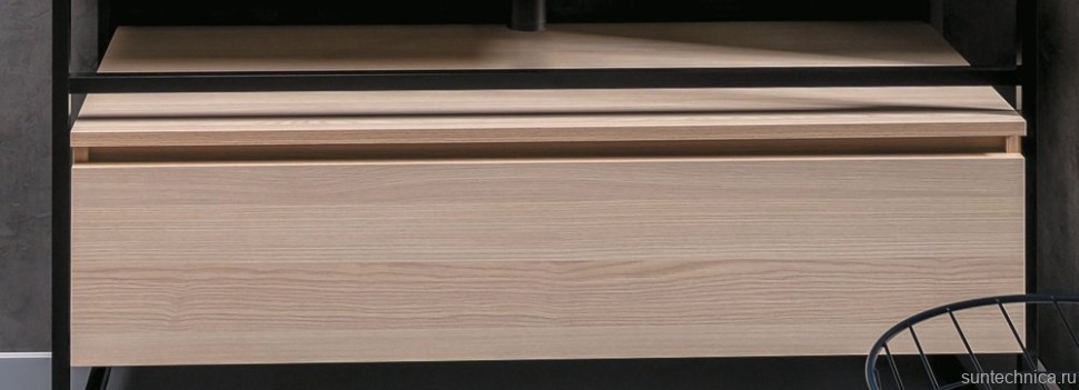 Тумба с раковиной Armadi Art Loft 120 light wood, напольная