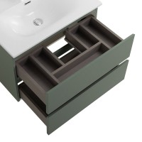 Мебель для ванной комнаты BelBagno Kraft 60 подвесная, матовая еловая, раковина bb-8099-60