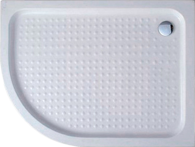 Поддон для душа Cezares Tray TRAY-A-RH-100/80-550-15-W-R R100х80 R, с сифоном