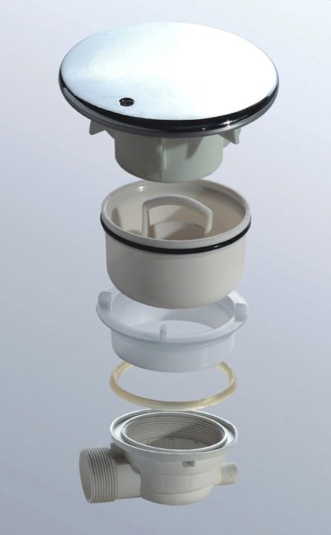 Поддон для душа Cezares Tray TRAY-A-RH-100/80-550-15-W-R R100х80 R, с сифоном