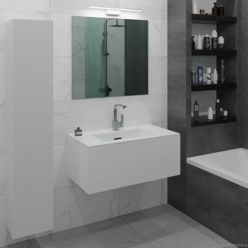 Тумба под раковину La Fenice Terra 80 белая