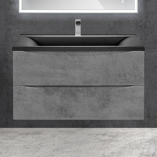 Тумба под раковину Vincea Mia 90, подвесная, бетон