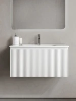 Тумба с раковиной Sancos Snob R 1.0 80 bianco