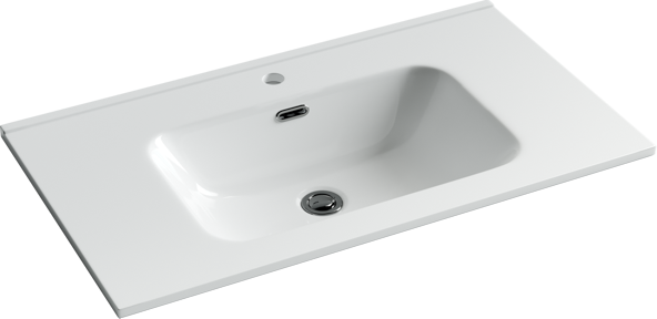 Тумба с раковиной Sancos Snob R 1.0 80 bianco