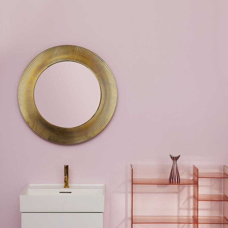 Зеркало круглое Laufen Kartell by Laufen 80 золотое