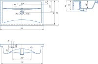 Мебель для ванной комнаты SanStar Gretta 80 подвесная