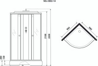 Душевая кабина Niagara Classic NG-3502-14