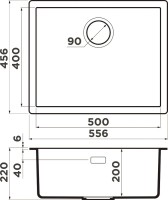 Комплект Мойка Omoikiri Yamakawa 55-U/I leningrad grey + Измельчитель Nagare slim 1250