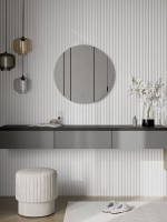 Зеркало круглое CONTINENT Led Ajour 70 см, сенсорное, с нейтральной подсветкой