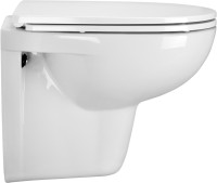 Комплект Унитаз подвесной Wanfald Lauta 47302100005 белый + Инсталляция Geberit Duofix Delta 458.149.21.1 с кнопкой смыва, хром