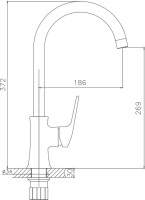 Смеситель для кухни Haiba HB70165