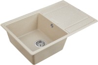 Комплект Мойка Paulmark Flugen 50-780 PM217850-BE бежевый + Измельчитель Bone Crusher BC 810-AS
