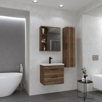 Тумба с раковиной Grossman Форта 60 темный дуб