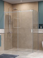 Душевой уголок BelBagno Soft Close-2 AH-1-160/90-C-Cr профиль хром