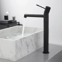 Смеситель для раковины Vincea Desire VBF-1D2MB черный матовый Смеситель для раковины Vincea Desire VBF-1D2MB черный матовый