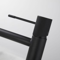 Смеситель для раковины Vincea Desire VBF-1D2MB черный матовый
