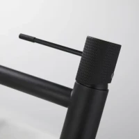 Смеситель для раковины Vincea Desire VBF-1D2MB черный матовый Смеситель для раковины Vincea Desire VBF-1D2MB черный матовый