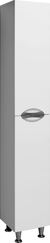 Шкаф пенал для ванной Runo Барселона 30 универсальный