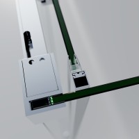 Душевой уголок Vincea Soft 2 VSR-3SO28010CL 100х80 см, профиль хром, стекло прозрачное