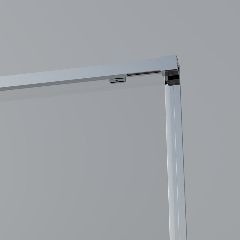 Душевой уголок Vincea Soft 2 VSR-3SO28010CL 100х80 см, профиль хром, стекло прозрачное