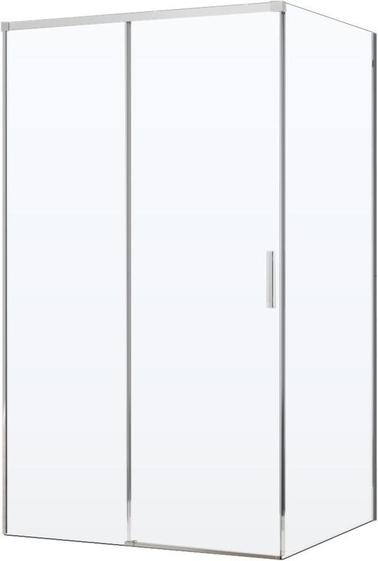 Душевой уголок Vincea Soft 2 VSR-3SO28010CL 100х80 см, профиль хром, стекло прозрачное