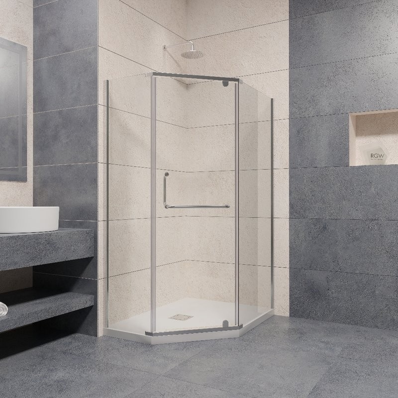 Душевой уголок RGW Passage PA-091 100х80, профиль хром, стекло прозрачное
