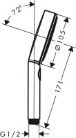 Душевой комплект Hansgrohe Pulsify Pulsify 24150000 + 24100000 + 28331000 + 28276000 + 26453000 + 15760000 + 15764000