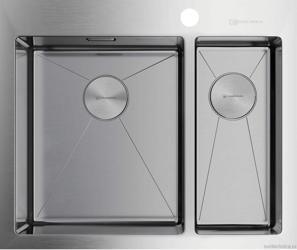 Комплект Мойка Omoikiri Akisame 60-2 L + Измельчитель Nagare slim 900