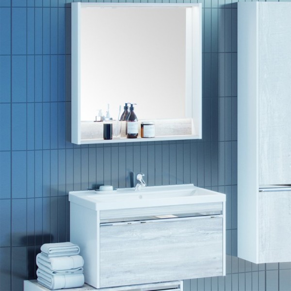 Мебель для ванной комнаты AQUATON Капри 80 бетон пайн