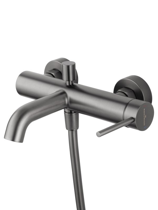 Смеситель для ванны с душем Wonzon & Woghand Stick WW-88639017-BGM темный графит