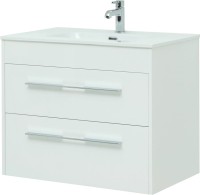 Тумба под раковину Aquanet Августа 80 белый глянец Тумба под раковину Aquanet Августа 80 белый глянец