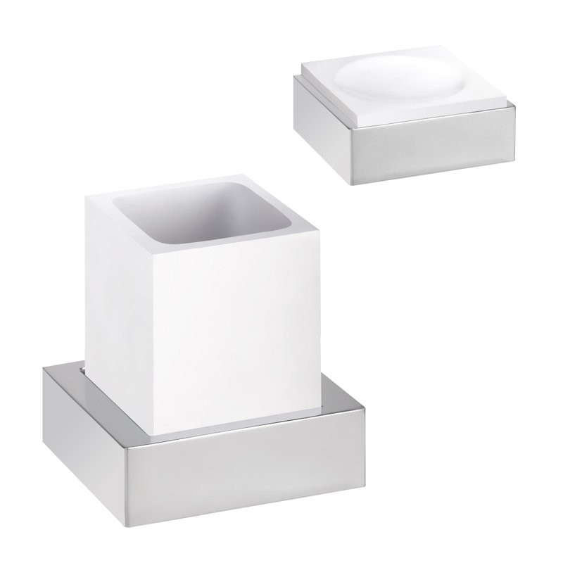 Набор Стакан Bemeta Gamma 145511012 + Мыльница 145508312