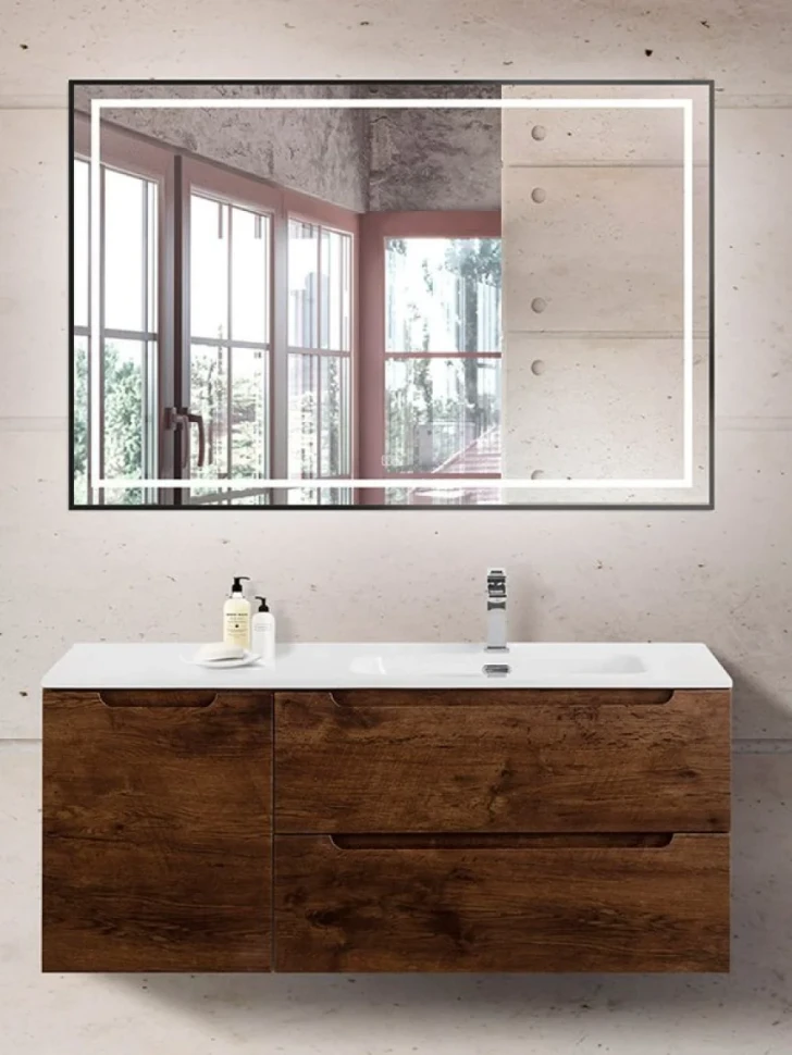 Мебель для ванной комнаты BelBagno Etna R, 120 rovere moro