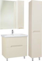 Зеркало Bellezza Андрэа R 80 бежевое