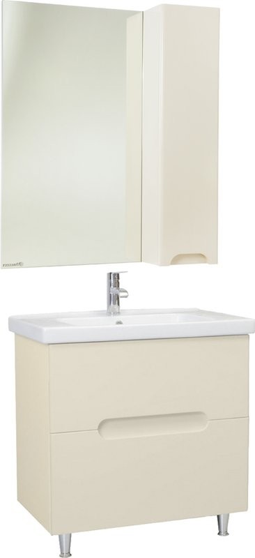 Зеркало Bellezza Андрэа R 80 бежевое