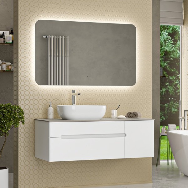 Мебель для ванной комнаты Misty Роял 120 белая