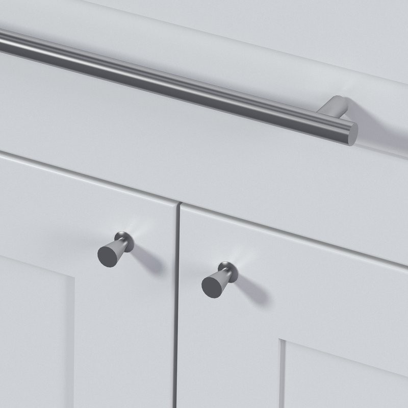 Мебель для ванной комнаты 1MarKa Lina classic new 105 белый глянец, с дверками и ящиком